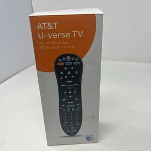 AT&T A30-RF1 U-verse TV Point Anywhere RF Remote Control Black Wireless Handheld